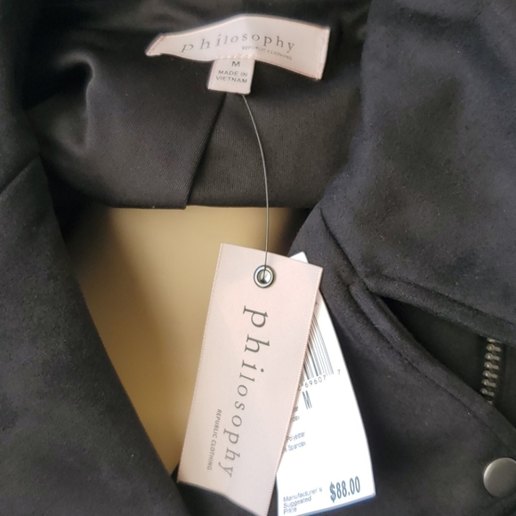 Philosophy 🆕Faux suede Vest - Picture 6 of 6